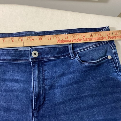 Jeans donna Jill denim taglia 20W slim alla caviglia dritto elasticizzato - Foto 9 di 12