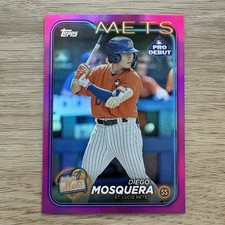 2024 Topps Pro Debut Diego Mosquera Fuschia Foil /199 St. Lucie Mets #PD-72