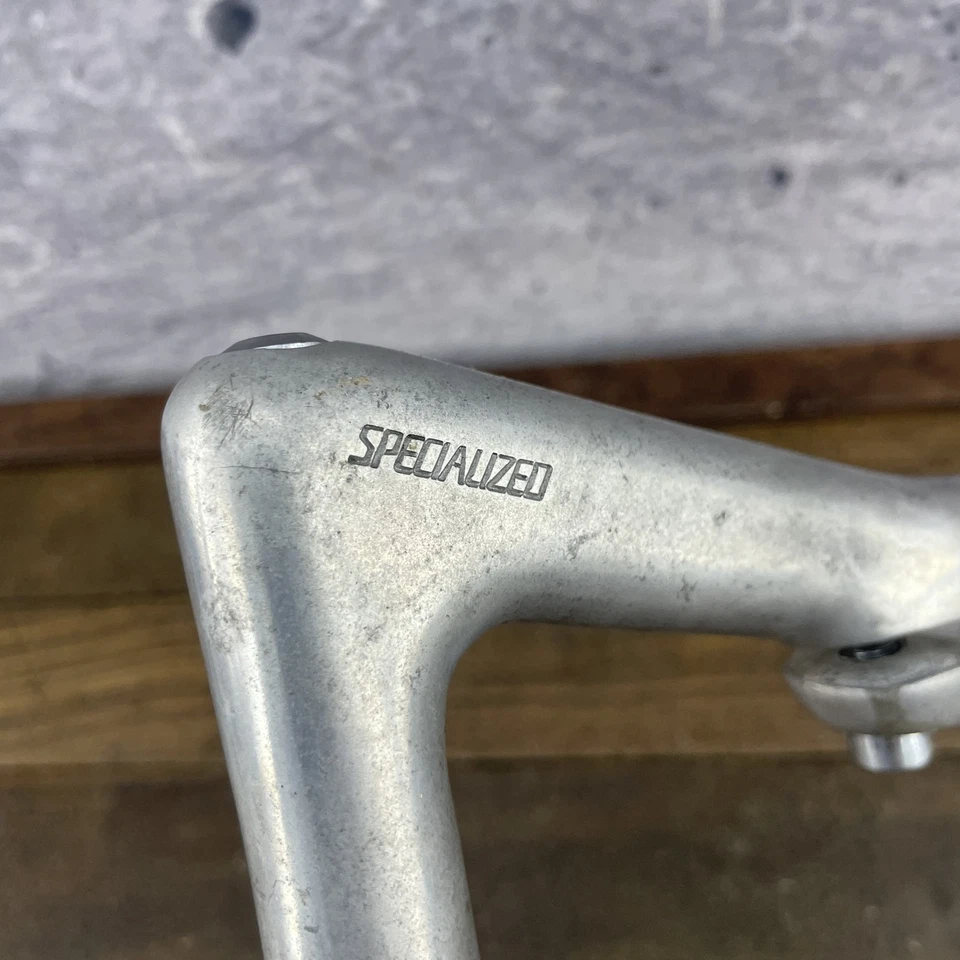 Vintage Specialized Quill Stem 22.2mm 26.0mm Alloy Road Bike Silver 26mm 110 - Image 2 of 4