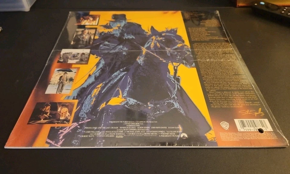 Indiana Jones And The Last Crusade Soundtrack John Williams Vinyl LP 1989 SEALED - Image 4 of 4