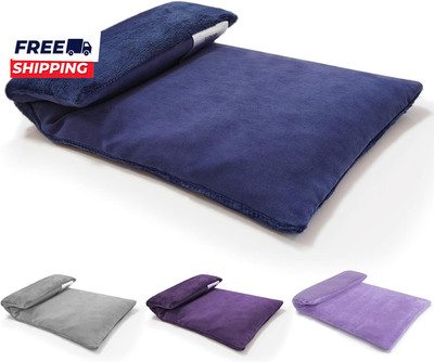 Microwavable Heating Pad with Washable Cover 13X7 Inch Flaxseed Microwave Hot Pa