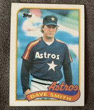 1989 Topps Dave Smith #305 Houston Astros Base Set MLB Baseball Card