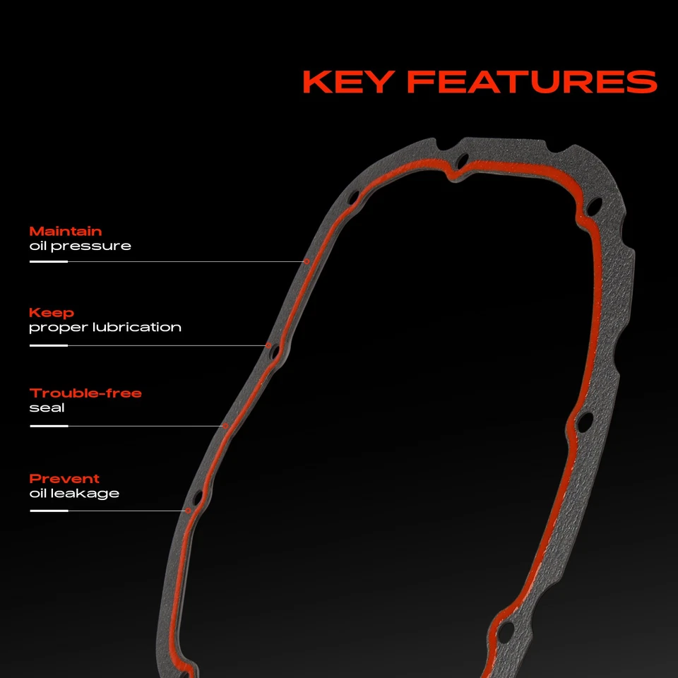 Juego de juntas de cárter de aceite de motor para Hyundai Sonata 2002-2005 Santa Fe 01-06 Kia Optima Foto 4 de 4