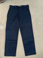 Lands End Boys shorts active Dri Fit chino Pant Uniform Navy Blue Size 8 NWT