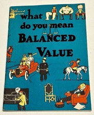 1933 Pontiac Motor Co Booklet Brochure What Do You Mean Balanced Value 1933 Pontiac Motor Co Booklet Brochure What Do You Mean Balanced Value