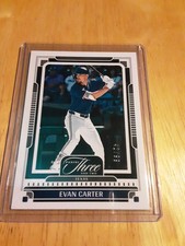 2024 Panini Three And Two Evan Carter #69 42/99