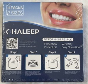 Haleep Mouth Guard Anti Grinding Guard BRAND NEW SEALED    4 Packs  /  2 sizes