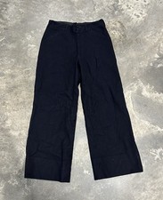 Vintage 1940s WW2 US Navy Crackerjack 13 Button Sailor Wool Flared Pants