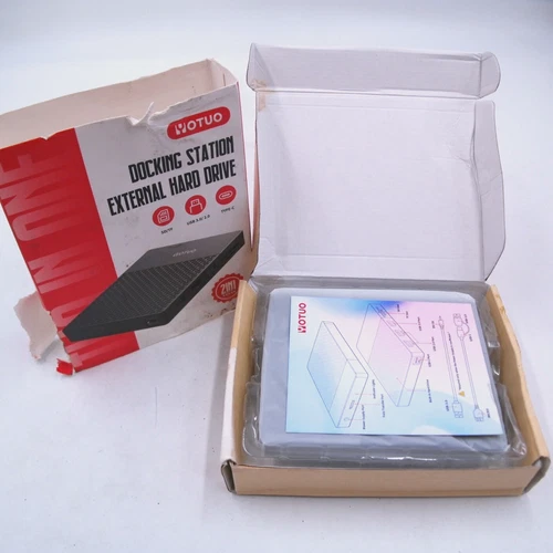 1TB External Hard Drive, USB C Multiport Hub HDD 7-in-1, USB 3.0, SD/TF Card NEW