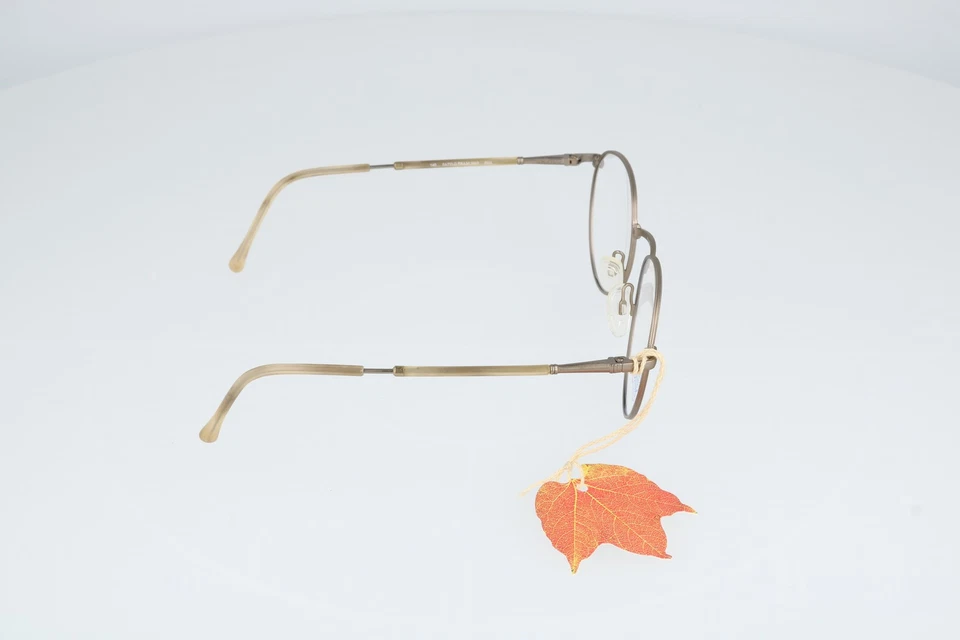 Monturas para gafas Safilo Elasta Team doradas redondas 3843 51-20-140 Foto 3 de 4