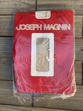 Vintage Joseph Magnin Sheer-to-Waist Pantyhose Sandalfoot Seashell USA