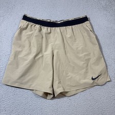 Nike Shorts Mens Sz XXL Tan Nike Flex Rep Pro Training Shorts Breathable Unlined