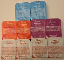 4 CHICK-FIL-A, 2 Zesty Buffalo, 2 Polynesian & 2 Ranch Sauces 10 Packets New