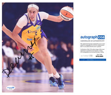 Dearica Hamby 'Los Angeles Sparks’ Basketball WNBA Signed 8x10 Photo ACOA