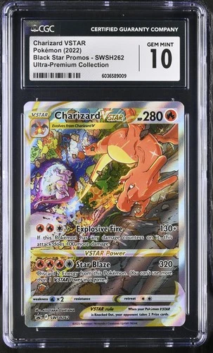 2022 Pokemon Charizard VSTAR #SWSH262 CGC 10
