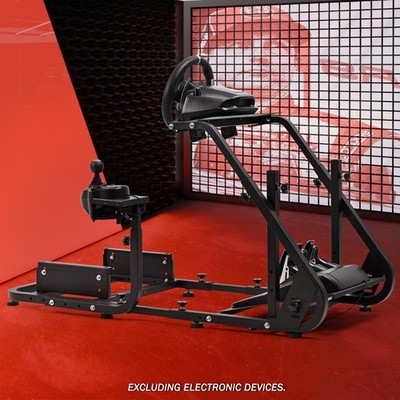 Supllueer Racing Simulator Cockpit Wheel Stand Adjustable Fit Logitech G29 G920
