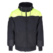 RefrigiWear Freezer Edge Hooded Sweatshirt - Men's Insulated Zip-Up Hoodie,