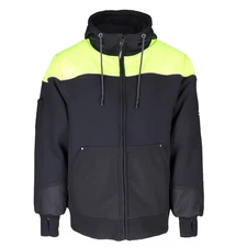 RefrigiWear Freezer Edge Hooded Sweatshirt - Men's Insulated Zip-Up Hoodie,