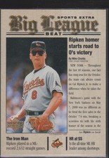 2001 Upper Deck #BB8 Cal Ripken Jr. Baltimore Orioles Big League Beat