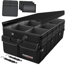 Trunk Organizer For SUV Car Trunk Organizer, Foldable Storage, Car XL Black