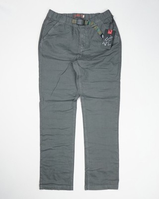 Gramicci Women's Original G Pants 2.0 S Asphalt Grey Stripey Belt