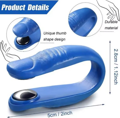 #ad Acupressure Hand Pressure Clip Migraine Relief Finger Joint Massager Stress Free $9.89