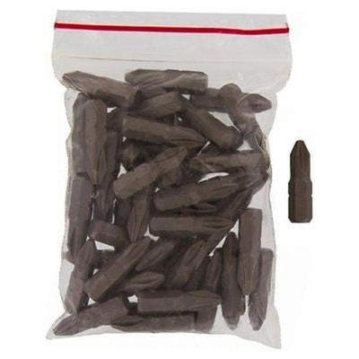 50 Piece Bulk Loose #2 Phillips Screwdriver Tips for Magnetic Tip Driver Bit