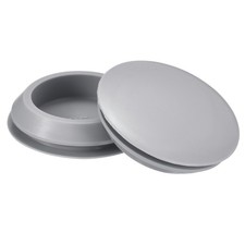 8Pcs Silicone Plugs, Rubber Round Hole Plugs for 35-38mm Hole, Grey