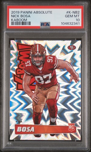 Nick Bosa #K-NB2 2019 Panini Absolute Kaboom card