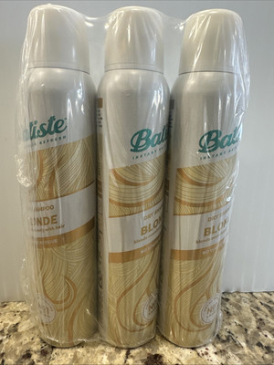 3 Pack Batiste Dry Shampoo, Blonde, 4.23 Oz Each Sealed