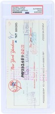 Graig Nettles New York Yankees Signed Check from June 15, 1973 - PSA 84855684