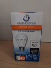 Greencreative Led Light Bulb A19-e26-6.5w-2700k Pack Of 6 Greencreative Led Light Bulb A19-e26-6.5w-2700k Pack Of 6