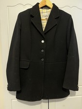 Caldene Ladies Wool Hunting Coat 38 Reg Black