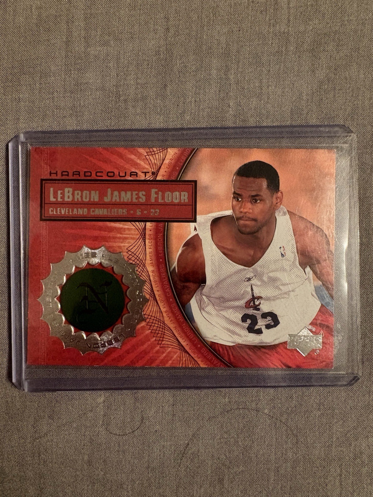 2003-04 Upper Deck Hardcourt - Lebron James Floor Relics LeBron James #LB6 