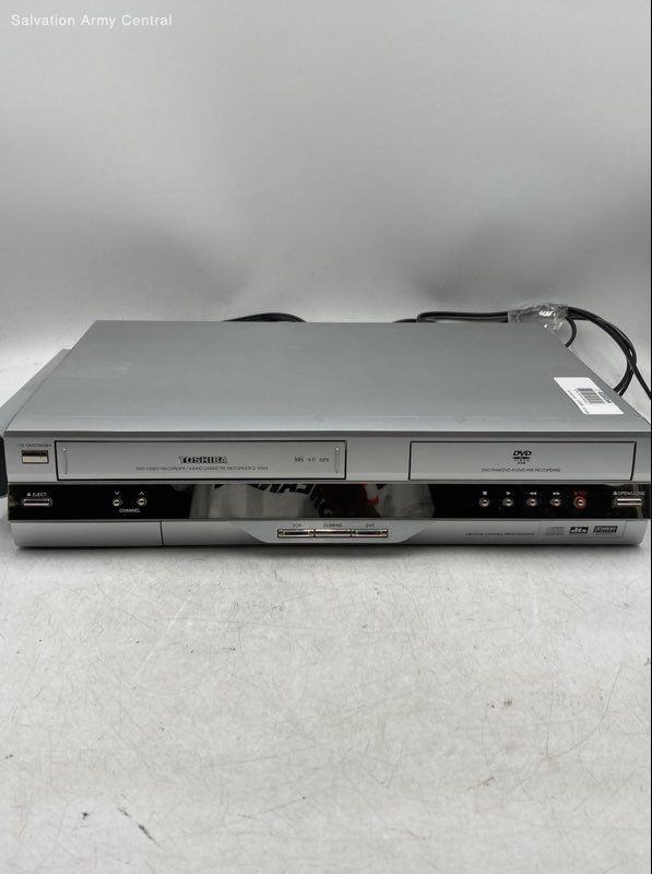 Toshiba D-VR4XSU Silver 29W VHS DVD VCR Home Recorder Combo Player