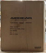 Airhead Super Mable Inflatable 3-Rider Towable Tube 532223Z NEW/OPEN PLEASE READ