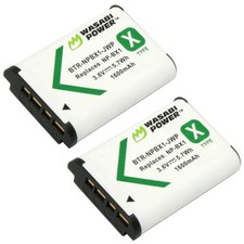 Wasabi Power Battery 2-Pack for Sony NP-BX1, NP-BX1/M8