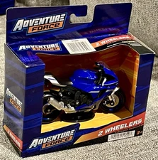 Adventure Force 2 wheelers Yamaha YZF-R1 Blue 1:18 Replica Motorcycle NIB