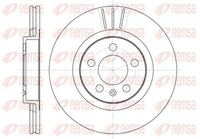 2X Bremsscheibe Remsa 6546.10 FüR 1J2 A3 Seat Bora Golf 8L1 Audi VW 1J5 1J1 4 1