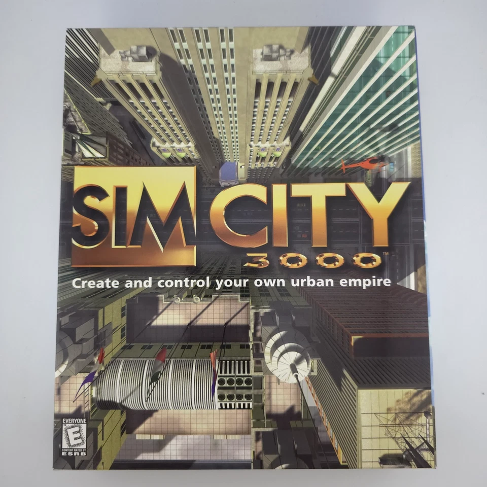 SimCity 3000, 1998, Big Box, New & Sealed - Image 2 of 4