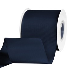 Navy Blue Grosgrain Ribbon 3 inch X 15 Yards Navy Blue Ribbon for Gift Packag...