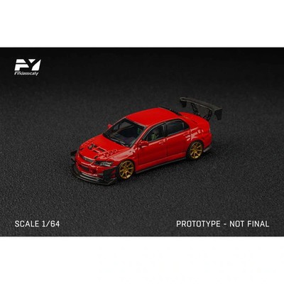 FY64107 1/64 Mitsubishi Lancer Evolution 9 Kai Red [Diecast Mini Car]