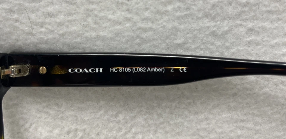 MARCOS DE GAFAS DE SOL Coach HC8105 Dark Tortuga/Beige Ocelote Sig C SOLO 58 16 135 3N Foto 3 de 4