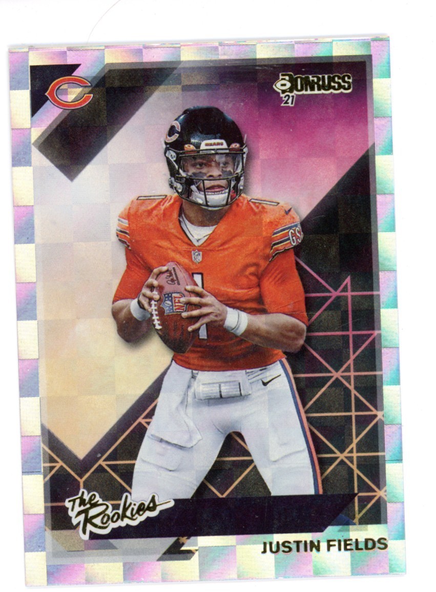 2021 PANINI DONRUSS JUSTIN FIELDS THE ROOKIES #TR-JFI BEARS