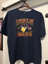 CAITLIN CLARK Indiana Fever Tee T-Shirt WNBA Fanatics 2XL Iowa Hawkeyes #1 Pick