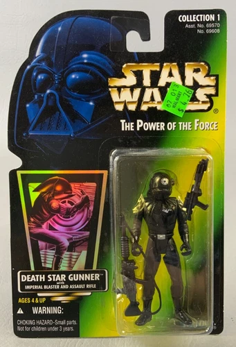 Kenner Star Wars Power of the Force Death Star Gunner NEW SEALED on CARD!