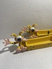 TWO Disney Vintage Applause MARSUPILAMI Business Card Holder PVC Figurine 1990s