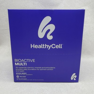 HealthyCell Bioactive Multi Mixed Berry 30 Gel Packs MicroGel Dietary Supplement