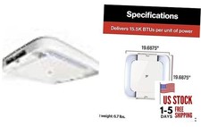 Chill RV AC Air Distribution Box for Electronic Control/Thermostat with LED