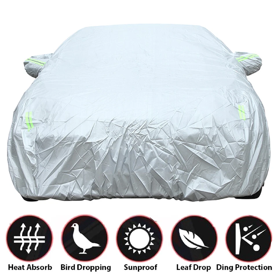 For Nissan Tiida 2007-2018 Full Car Cover Waterproof UV Dust Rain Snow Resistant - Изображение 3 из 4
